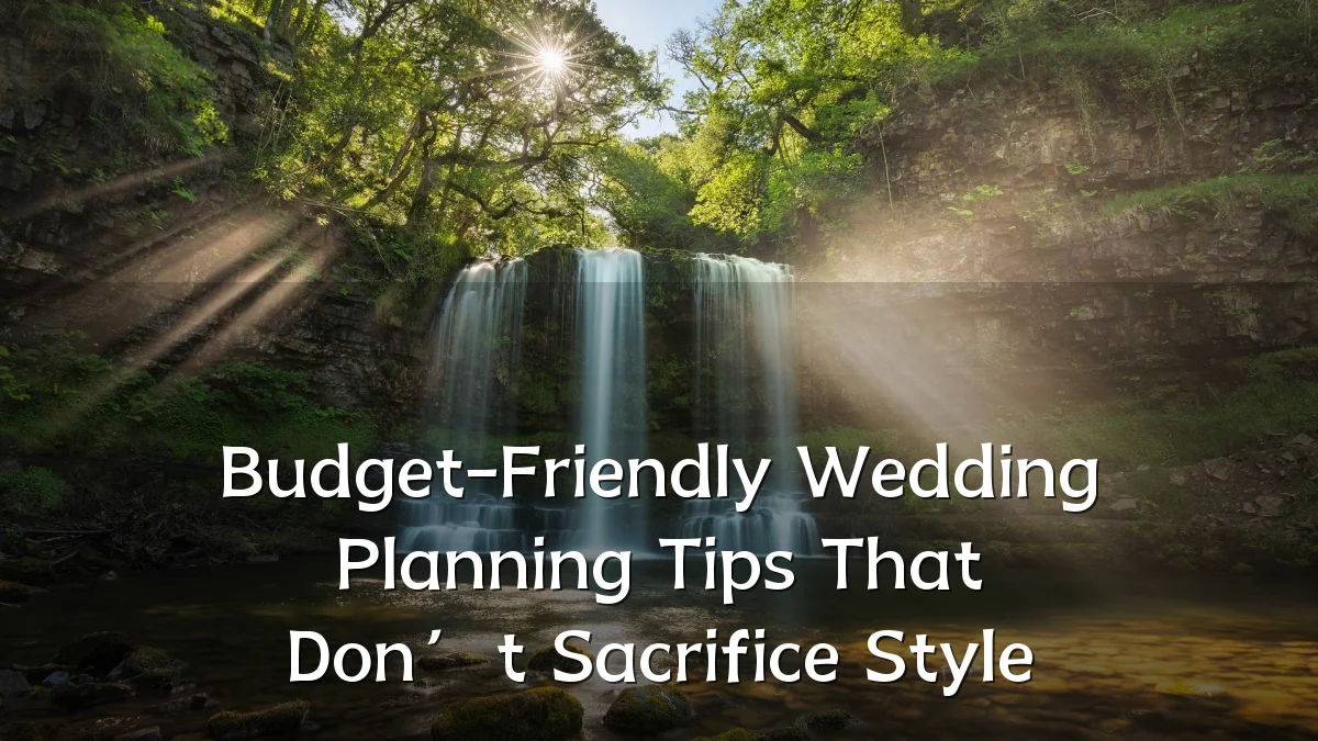 Budget-Friendly Wedding Planning Tips That Don’t Sacrifice Style