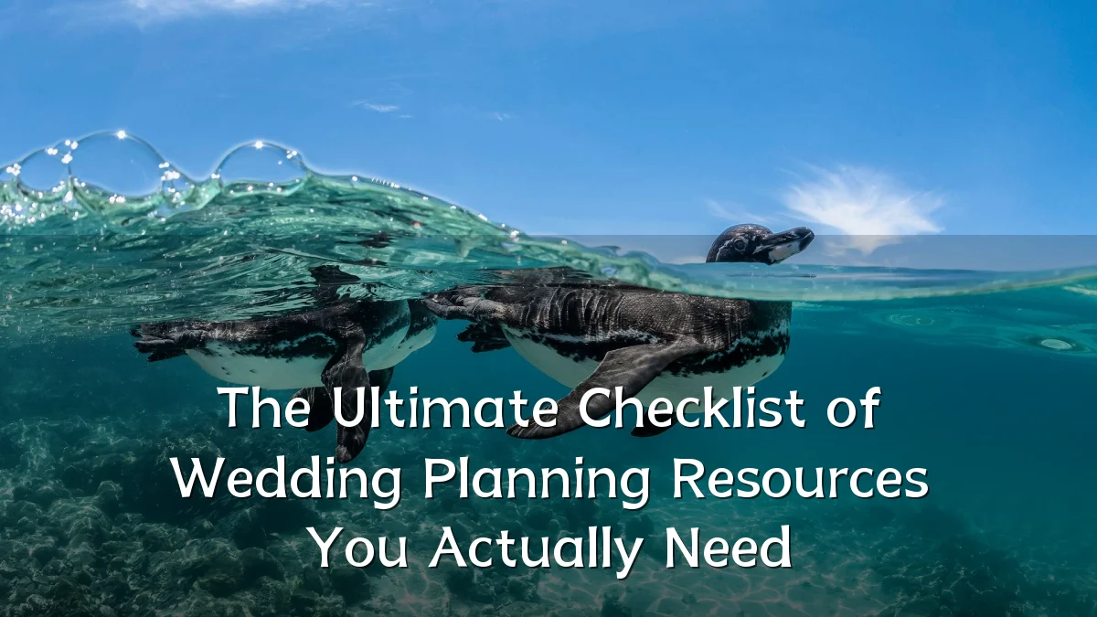 The Ultimate Checklist of Wedding Planning Resources You Actually Need