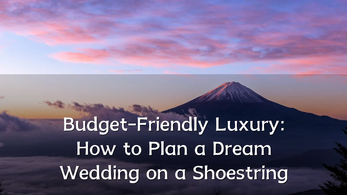 Budget-Friendly Luxury: How to Plan a Dream Wedding on a Shoestring