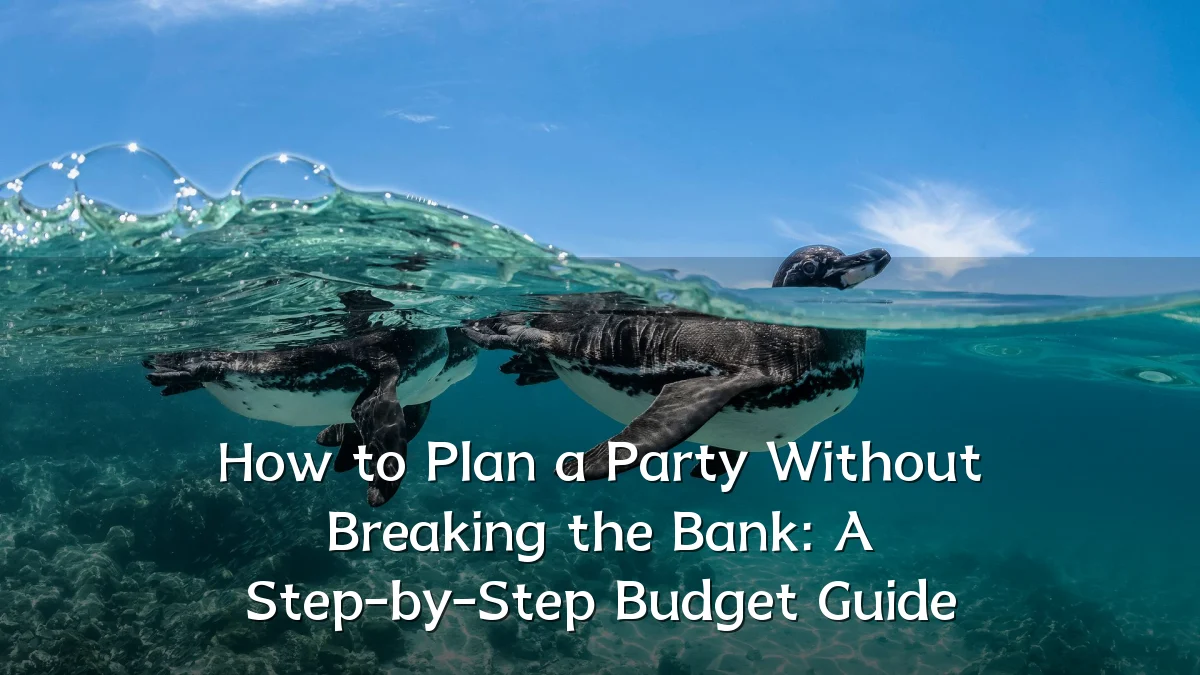How to Plan a Party Without Breaking the Bank: A Step-by-Step Budget Guide