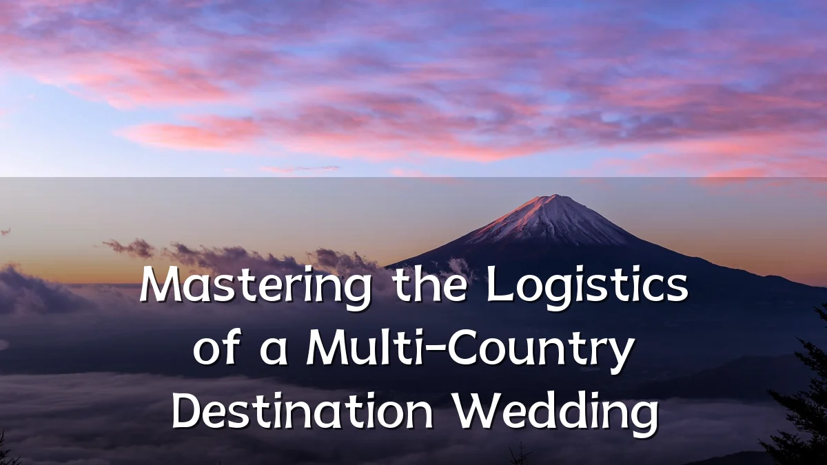 Mastering the Logistics of a Multi-Country Destination Wedding