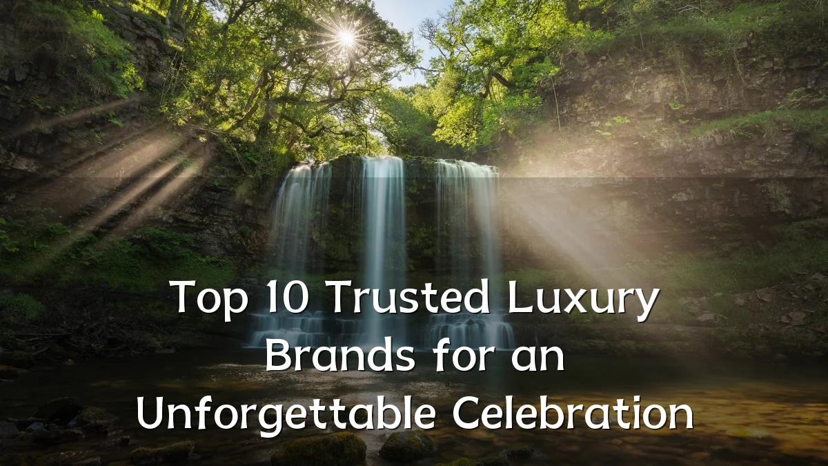 Top 10 Trusted Luxury Brands for an Unforgettable Celebration